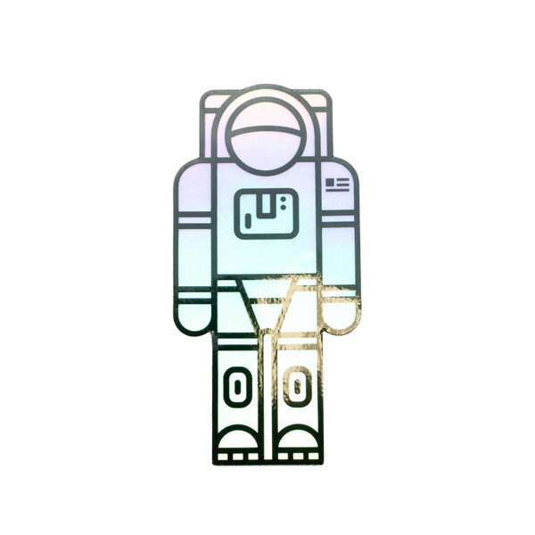 STICKER ASTRONAUT HOLOGRAPHIC